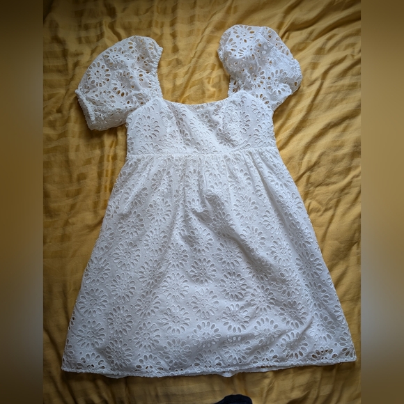 Lilly Pulitzer Kay Short Sleeve Eyelet Dress Size 6 - Picture 5 of 9